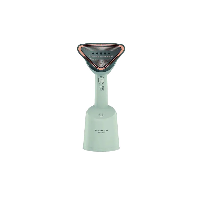 Cepillo de vapor de mano – Rowenta AeroSteam DR9814, 1400 W, Tecnología OptiFlow, Verde agua