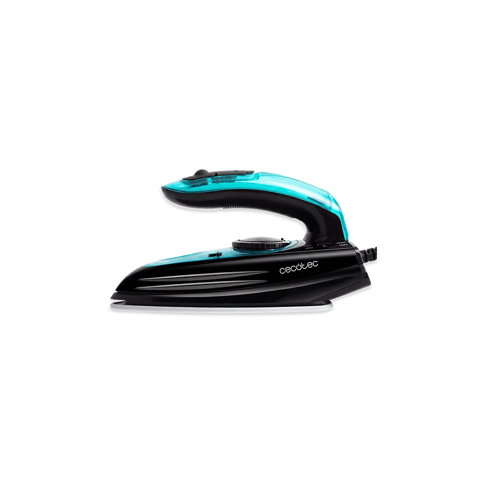 Plancha de vapor de viaje – Cecotec GoForce 8000 Folding Titanium, 1200 W, 53 g/min, Negro