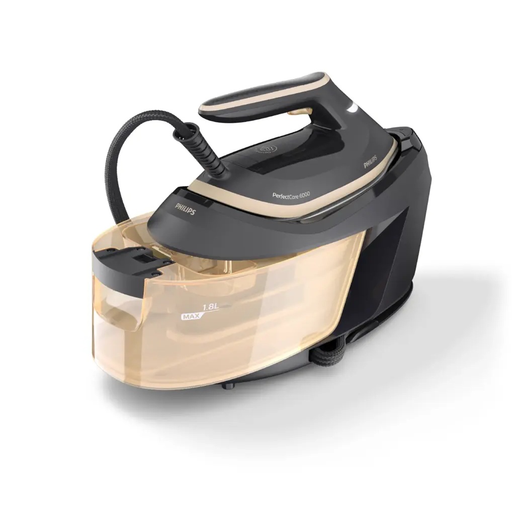Centro de planchado – Philips PerfectCare Serie 6000 PSG6066/20, 2400 W, 8 bar, 600 g, 1,8 L