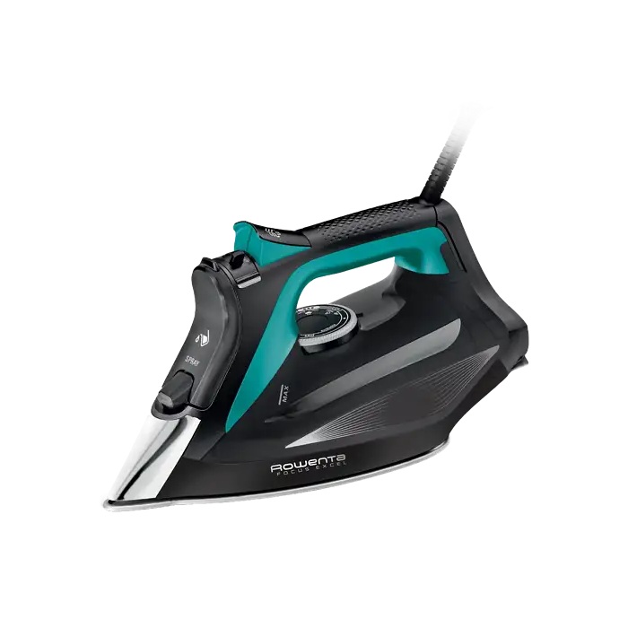 Plancha de vapor – Rowenta Focus Excel DW5326D1, 2700 W, 200 g/min, 0,3 L, Aguamarina